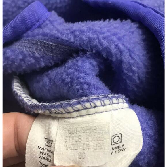 Vintage Patagonia 1990 Synchilla Full Zip Retro X Fleece Jacket Purple Womens 12 - Picture 11 of 12